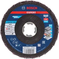 Bosch EXPERT N475 SCM Slibeskive Slibeskive, Rustfrit stål, Stål, Træ, Metal uden jern, Bosch, 2,22 cm, 12,5 cm, Sort, Lilla