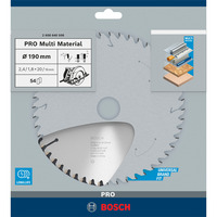 Bosch PRO Multi Material rundsavklinge, Ø 190mm, 54 tænder 