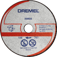 Dremel DSM20 metal- og plastskæreskive (DSM510) 