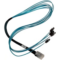 HighPoint INT-MS-1M4SC SATA-kabel 1 m 4 x SATA 15-pin Sort, Blå, Adapter Sort, 1 m, SATA I, 4 x SATA 15-pin, Hanstik, Sort, Blå, Lige