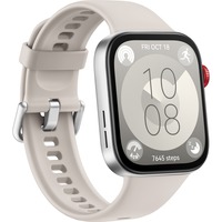 Huawei WATCH Fit 3 4,62 cm (1.82") AMOLED 43.2 mm Digital 408 x 480 pixel Berøringsskærm Sølv Wi-Fi GPS (satellit), SmartWatch Hvid, 4,62 cm (1.82"), AMOLED, Berøringsskærm, Wi-Fi, GPS (satellit), 26 g
