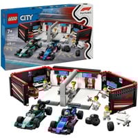 LEGO City F1®-garage: Mercedes-AMG og Alpine-biler, Bygge legetøj Byggesæt, 7 År, Plast, 678 stk, 1,31 kg