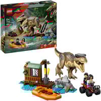 LEGO Jurassic World Bådflugt fra T. rex, Bygge legetøj Byggesæt, 5 År, Plast, 199 stk, 505 g