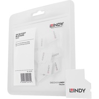 Lindy 40479 portblokering Hvid Acrylonitrilbutadienstyren, Slot Hvid, Portblokering, Hvid, Acrylonitrilbutadienstyren, 13 g