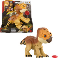 Mattel JURASSIC WORLD TRAIN 'N TAME Aquilops, Spil figur Jurassic World TRAIN 'N TAME Aquilops, 4 År, Brun, Plast