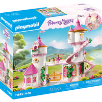 PLAYMOBIL Princess Magic Prinsesseslot med kongepar, Bygge legetøj 