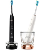 Philips DiamondClean 9000 HX9914/57 Genopladelig tandbørste, El-tandbørste multi-coloured, Voksen, Sonisk tandbørste, Daglig pleje, Dyb rensning, Gum pleje, Blegning, Sort, Hvid, Vekselstrøm/batteri, Indbygget batteri