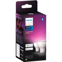 Philips Hue White & Color Ambiance GU10 Smart Spot Dobbeltpakke, LED-lampe 