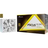 Seasonic FOCUS GX-1000 1000W ATX3.1 White Edition, PC strømforsyning Hvid