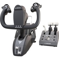 Thrustmaster TCA Yoke Pack Boeing Edition Sort, Grå USB Kamppind PC, Xbox, Xbox One, Xbox One S, Xbox One X, Xbox Series S, Xbox Series X, Sæt Sort/grå, Kamppind, PC, Xbox, Xbox One, Xbox One S, Xbox One X, Xbox Series S, Xbox Series X, Ledningsført, USB, Sort, Grå, Kabel
