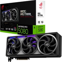 ASUS ROG Astral - -RTX5080-O16G-GAMING NVIDIA GeForce RTX 5080 16 GB GDDR7, Grafikkort GeForce RTX 5080, 16 GB, GDDR7, 256 Bit, 7680 x 4320 pixel, PCI Express 5.0