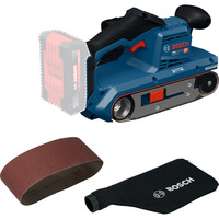 Bosch Batteridrevet båndsliber GBS18V-75 Professional solo, 18Volt Blå/Sort