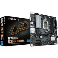 GIGABYTE B760M D3HP DDR4, Bundkort Sort/grå