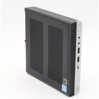 HP EliteDesk 800 G6 Renoveret, Mini-PC Sort
