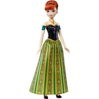 Mattel Disney Frozen Singing Anna Fashion Doll, Dukke Disney Frozen Singing Anna Fashion Doll, Mode dukke, Hunstik, 3 År, Dreng/Pige, Klingende, 300 mm
