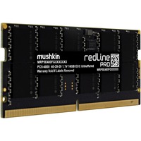 Mushkin SO-DIMM 16 GB DDR5-5600, Hukommelse Sort
