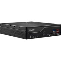 Shuttle DH610 PC barebone 1,3L størrelse PC Sort LGA 1700 Sort, 1,3L størrelse PC, Mini PC barebone, LGA 1700, DDR4-SDRAM, M.2, SATA, Serial ATA II, Serial ATA III, 120 W