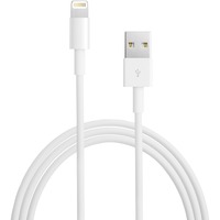 Apple Lightning / USB 0,5 m Hvid, Kabel Hvid, 0,5 m, Lightning, USB A, Hanstik, Hanstik, Hvid