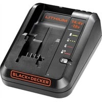 BLACK+DECKER 1A oplader 18V Sort
