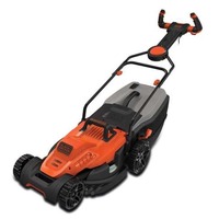 BLACK+DECKER BEMW481ES Skubbe plæneklipper Vekselstrøm Orange Orange/Sort, Skubbe plæneklipper, 600 m², 42 cm, 2 cm, 7 cm, Roterende knive