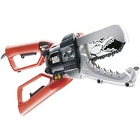 BLACK+DECKER GK1000 elektrisk grensaks, Grensav Orange/Sort, Sort, Orange, 100 mm