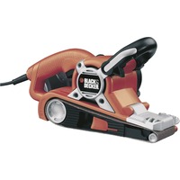 BLACK+DECKER KA88 Bånd slibemaskine, Båndsliber Orange/Sort, Bånd slibemaskine, Strøm, 230 V, 3 m, 75 x 190 mm, 720 W