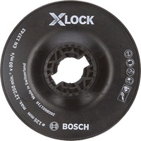 Bosch 2 608 601 716 tilbehør vinkelsliber Bagskive, Slibning pad Bagskive, 12,5 cm, Bosch, Sort, 12250 rpm, Plast
