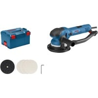 Bosch GET 75-150 Professional Excentersliber 7300 rpm 14600 OPM Sort, Blå 750 W, Tilfældige rystepudser Blå/Sort, Excentersliber, Velcro, Sort, Blå, 3300 rpm, 7300 rpm, 6600 OPM