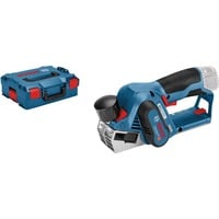 Bosch GHO 12V-20 Sort, Blå, Rød 14500 rpm, Elektrisk høvl Blå/Sort, Sort, Blå, Rød, CE, 14500 rpm, 5,6 cm, 1,7 cm, 2,5 m/s²