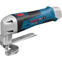 Bosch GSC 10.8 V-LI 3600 spm, Tin snips Blå/Sort, Deep discharge, Overophedning, Overbelastning, Sort, Blå, 3600 spm, 3,5 m/s², Batteri, Lithium-Ion (Li-Ion)
