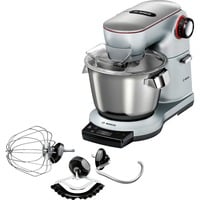 Bosch MUM9AX5S00 foodprocessor 1500 W 5,5 L Rustfrit stål Sølv, 5,5 L, Rustfrit stål, Knapper, Dreje, Rustfrit stål, Aluminium, 1500 W