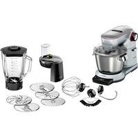 Bosch MUM9DT5S41 foodprocessor 1500 W 5,5 L Sølv Sølv, 5,5 L, Sølv, Dreje, Berøring, 2,3 L, 2,3 L, 5,5 L