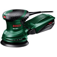 Bosch PEX 220 A Rystepudser 24000 OPM Sort, Grøn, Tilfældige rystepudser Grøn/Sort, Rystepudser, Sort, Grøn, 24000 OPM, 1,25 mm, 80 dB, 77 dB