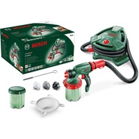 Bosch PFS 5000 E 1 L, Sprøjtepistol Grøn/Sort, Maling, 1 L, Træ, 0,5 l/min, 2,5 m/s², 1,5 m/s²