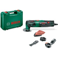 Bosch PMF 250 CES Sort, Grøn, Rød 250 W 20000 OPM, Multi-funktion værktøj Grøn, Skære, Slibning, Save, Skrabning, Sort, Grøn, Rød, 20000 OPM, 15000 OPM, 1,4°, Vekselstrøm