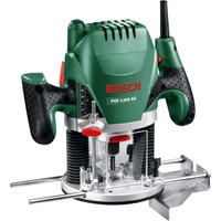 Bosch POF 1200 AE Sort, Grøn, Sølv 28000 rpm 1200 W, Router Grøn, Sort, Grøn, Sølv, 28000 rpm, 11000 rpm, Vekselstrøm, 1200 W, 3,4 kg