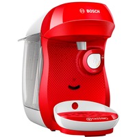 Bosch TAS1006 kaffemaskine Fuld-auto Kapsel kaffemaskine 0,7 L, Kapsel maskine Rød/Hvid, Kapsel kaffemaskine, 0,7 L, Kaffekapsel, 1400 W, Rød, Hvid