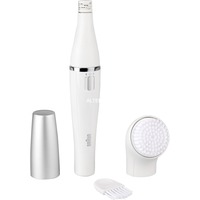 Braun FaceSpa Face 810 10 pincetter Hvid, Epilator Hvid/Sølv, Hvid, 10 pincetter, Kinder, Kind, Pande, 0,02 mm, Batteri, AA