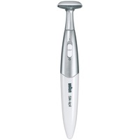 Braun Silk-épil FG 1100 Sølv, Hvid, Lady Shaver Hvid/Sølv, Sølv, Hvid, AAA, Alkaline, 1.5 V, 120 min., 45 mm