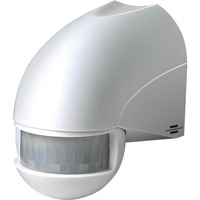 Brennenstuhl PIR 180 Passiv infrarød (PIR) sensor Kabel Hvid, Bevægelsesdetektor Hvid, Passiv infrarød (PIR) sensor, Kabel, Hvid, IP44, 10 - 240 sek./side, 180°