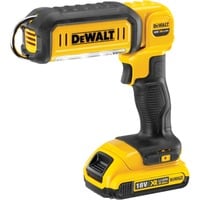 DEWALT DCL050 arbejdslys LED Sort, Gul, Byggeri spotlight LED, 3 pære(r ), Sort, Gul, Hængende arbejdslys