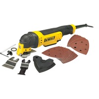 DEWALT Dewalt multicutter 300W DWE315 u/kuffert , Multi-funktion værktøj Gul/Sort, 22000 rpm, Sort, Gul, Strøm, 300 W, 1,48 kg