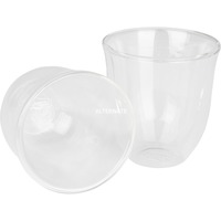 DeLonghi 5513214601 kaffeglas Transparent 2 stk 270 ml gennemsigtig, Transparent, Glas, 2 stk, Rydde, 270 ml, 95 mm