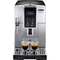 DeLonghi DINAMICA ECAM 350.35.SB Fuld-auto Espressomaskine, Kaffe/Espresso Automat Sølv/Sort, Espressomaskine, Kaffebønner, Malet kaffe, Indbygget kværn, 1450 W, Sort, Sølv