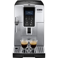 DeLonghi Dinamica Ecam 350.35.SB Fuld-auto Espressomaskine 1,8 L, Kaffe/Espresso Automat Sølv/Sort, Espressomaskine, 1,8 L, Kaffebønner, Malet kaffe, Indbygget kværn, 1450 W, Sort, Sølv