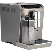 DeLonghi PRIMADONNA S EVO ECAM 510.55.M Fuld-auto Dråbe kaffemaskine, Kaffe/Espresso Automat Sølv/rustfrit stål, Dråbe kaffemaskine, Kaffebønner, Malet kaffe, Indbygget kværn, 1450 W, Sølv