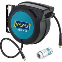 Hazet Slangeopruller 9040N/2 Set, 15 meter, Trykluft slange Sort/Blå