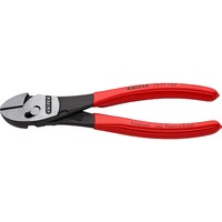 KNIPEX TwinForce Diagonale horisontale tænger, Skære tang Rød, Diagonale horisontale tænger, Krom-vanadium-stål, Plast, Rød, 18 cm, 255 g