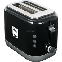 Kenwood TCX751BK 2 skive(r) 900 W Rød, Brødrister Sort/Sølv, 2 skive(r), Rød, Metal, Knapper, 900 W, 160 mm