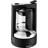 Krups KM4689 kaffemaskine Dråbe kaffemaskine 1,25 L, Filter maskine Sort/Sølv, Dråbe kaffemaskine, 1,25 L, 850 W, Sort